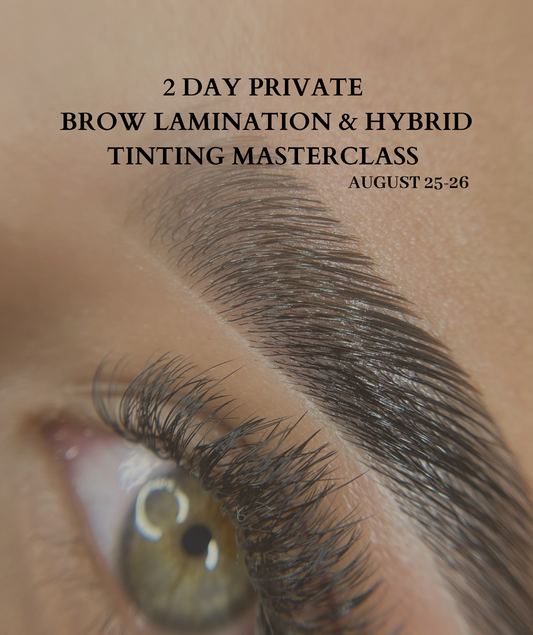 2 DAY PRIVATE BROW LAMINATION + HYBRID TINT MASTERCLASS