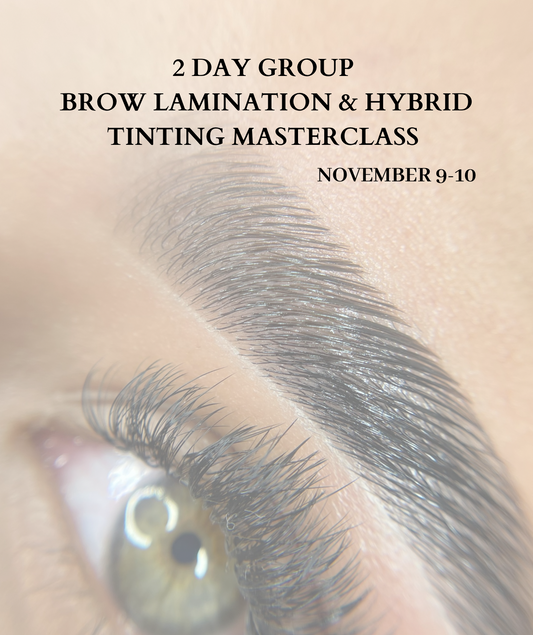 2 DAY BROW LAMINATION + HYBRID TINT MASTERCLASS