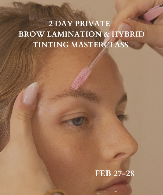 2 DAY PRIVATE BROW LAMINATION + HYBRID TINT MASTERCLASS