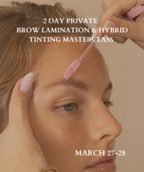 2 DAY PRIVATE BROW LAMINATION + HYBRID TINT MASTERCLASS